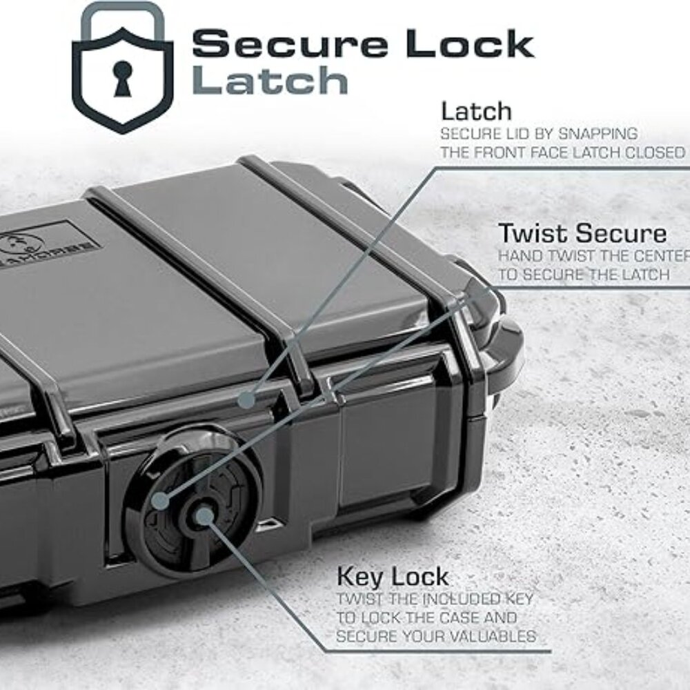 Seahorse Waterproof Locking Box w/Bottles